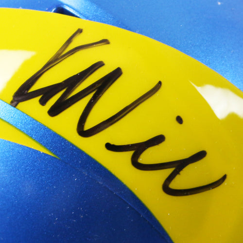 Kyren Williams Signed Rams Speed Mini Helmet