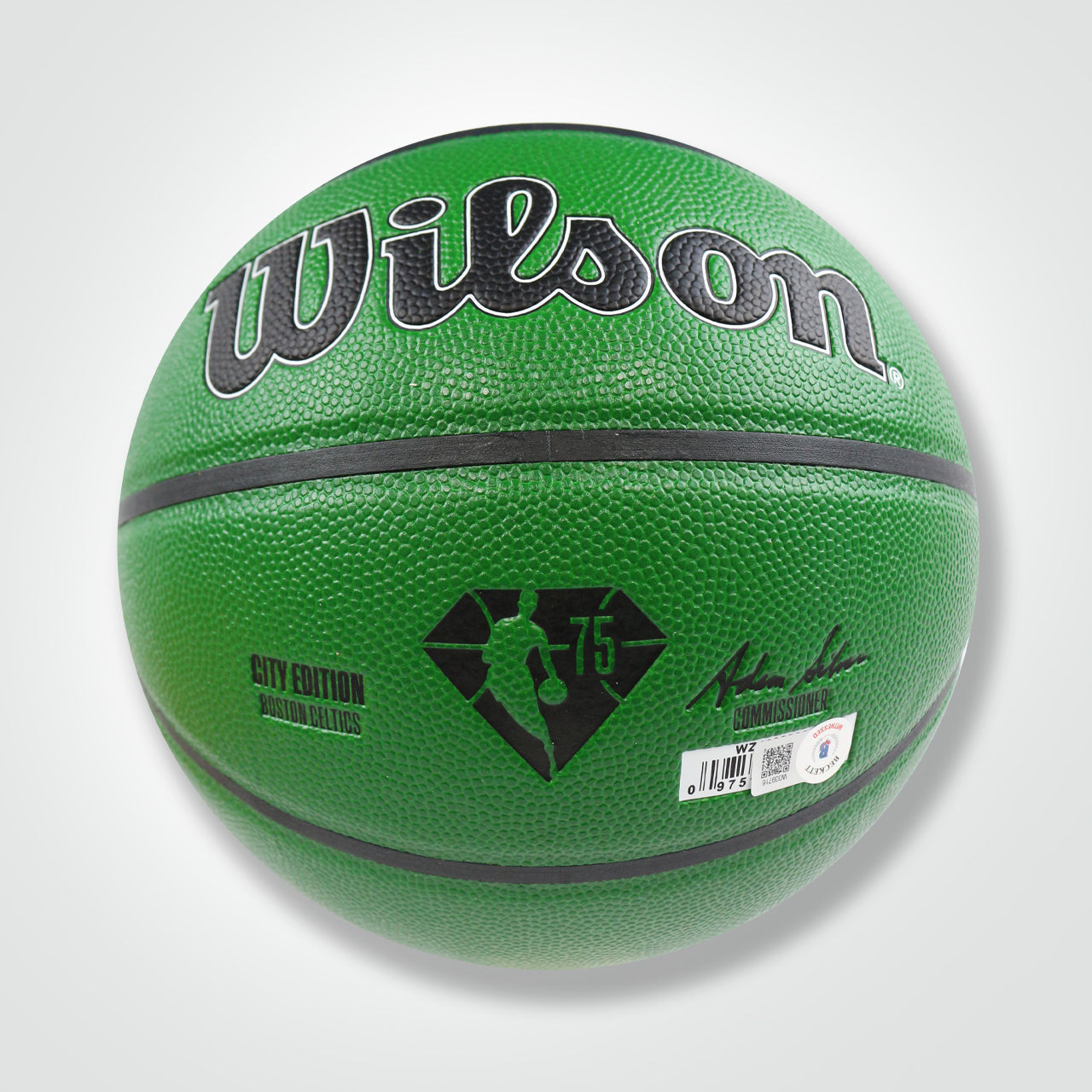 Larry Bird Signed Celtics City Edition Wilson Basketball