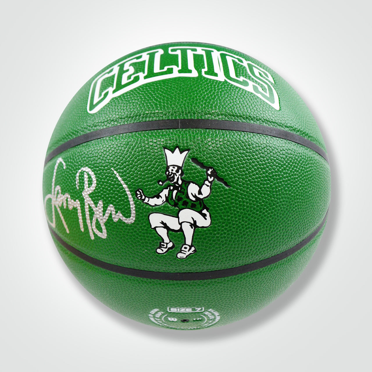 Larry Bird Signed Celtics City Edition Wilson Basketball