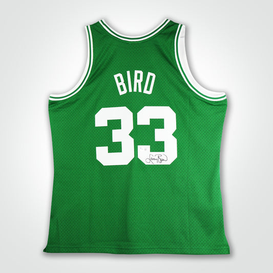 Larry Bird Signed Celtics Mitchell & Ness Swingman 85-86 Jersey