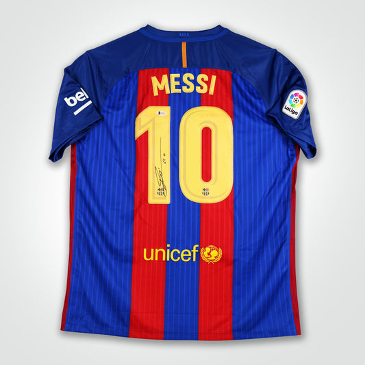 Lionel Messi Signed FC Barcelona Jersey