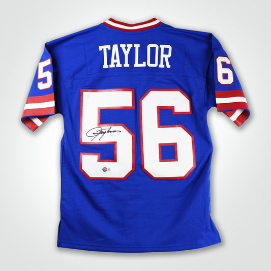 Lawrence Taylor Signed Giants Mitchell & Ness Replica Jersey