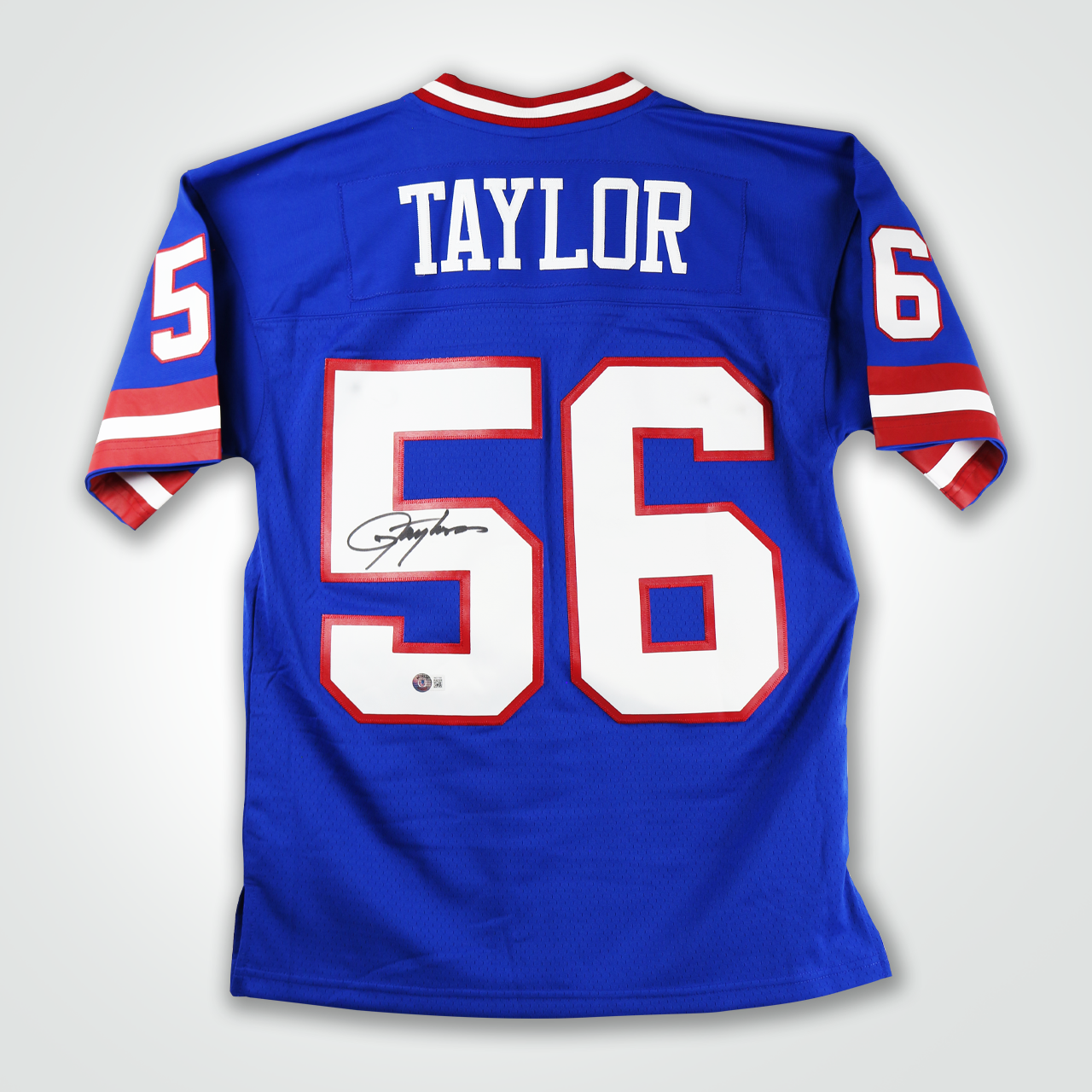 Lawrence Taylor Signed Giants Mitchell & Ness Replica Jersey