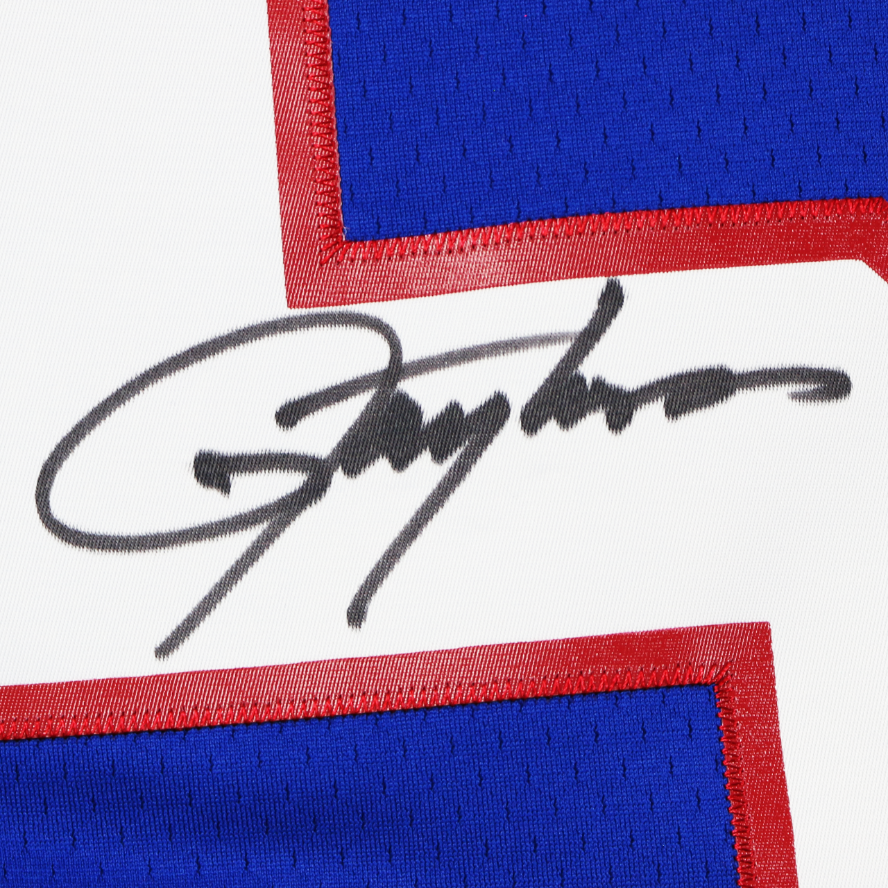 Lawrence Taylor Signed Giants Mitchell & Ness Replica Jersey