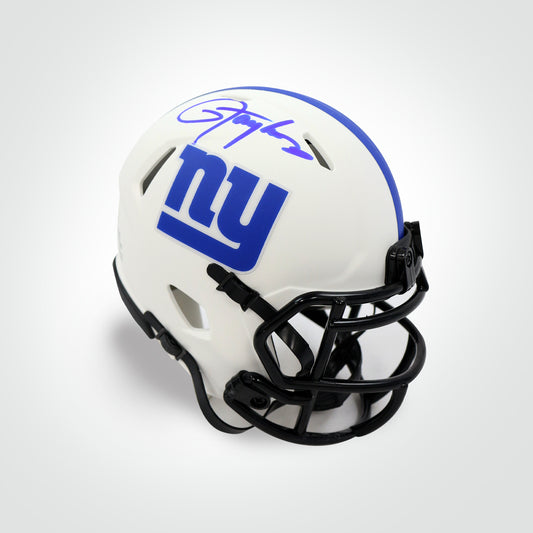 Lawrence Taylor Signed Giants Lunar Mini Helmet