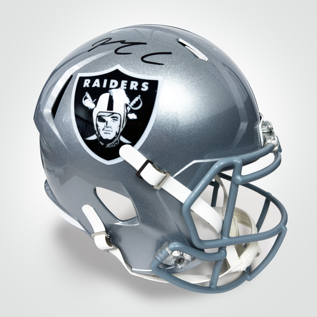 Maxx Crosby Signed Raiders Speed Full Size Replica Helmet