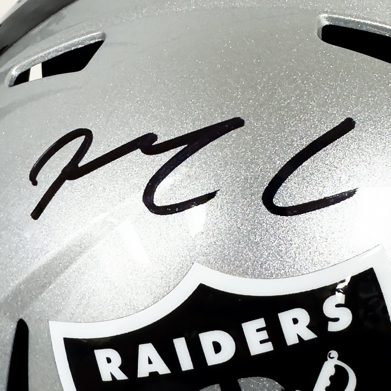 Maxx Crosby Signed Raiders Speed Full Size Replica Helmet