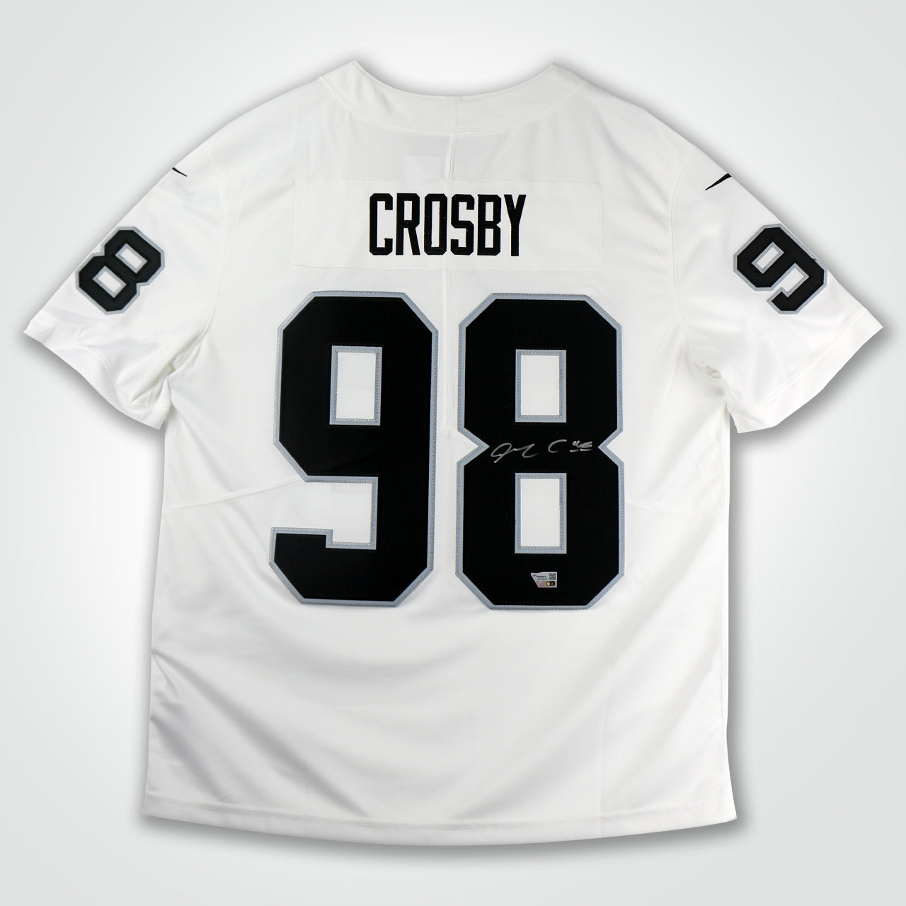 Maxx Crosby Signed Raiders Nike Limited Jersey