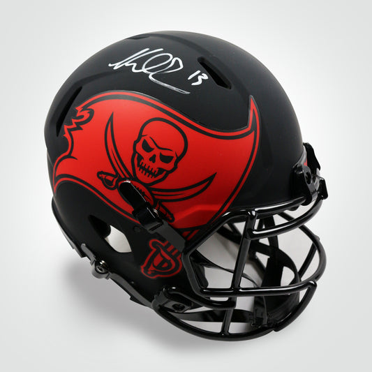 Mike Evans Signed Buccaneers Eclipse Full Size Authentic Helmet