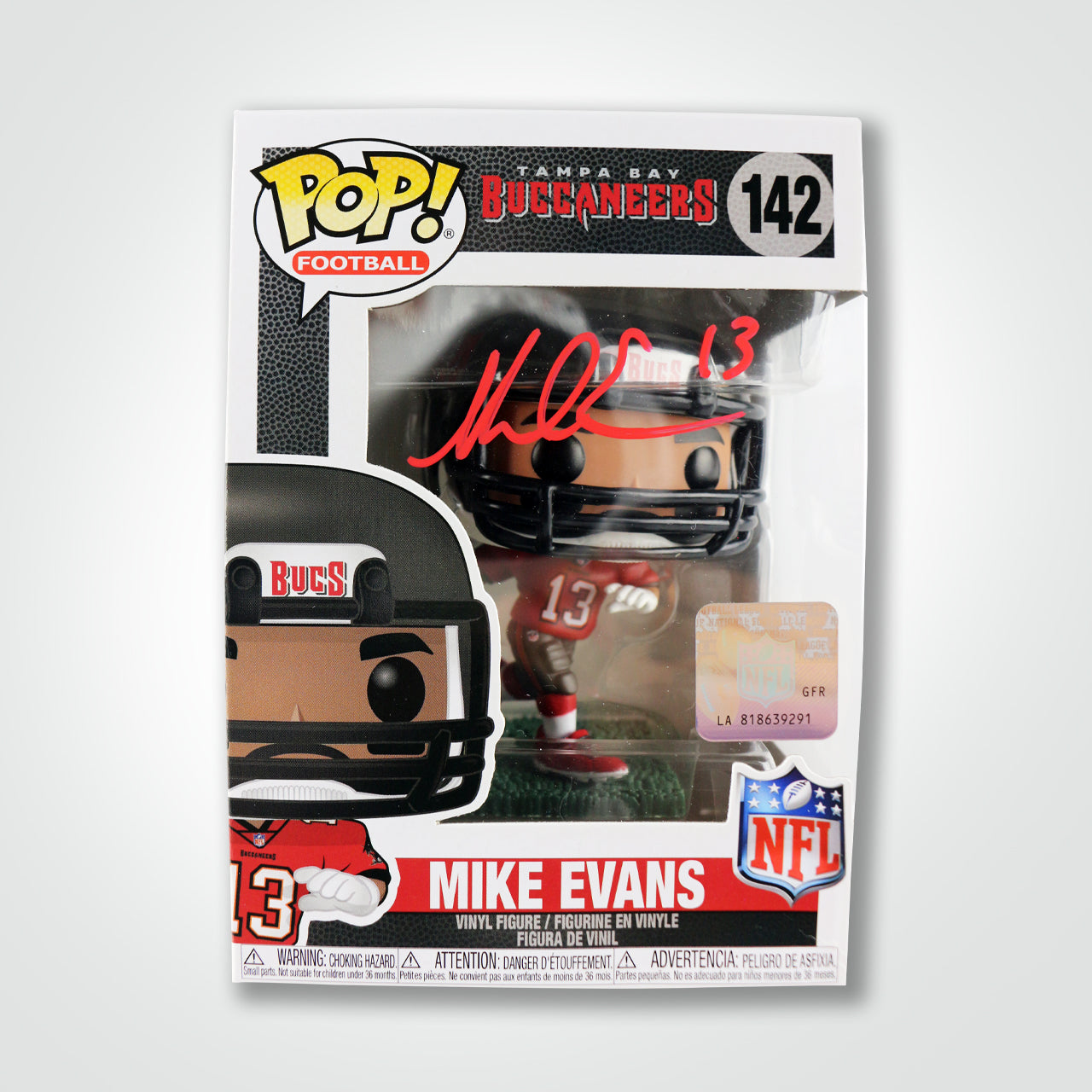 Mike Evans Signed Buccaneers Funko Pop!