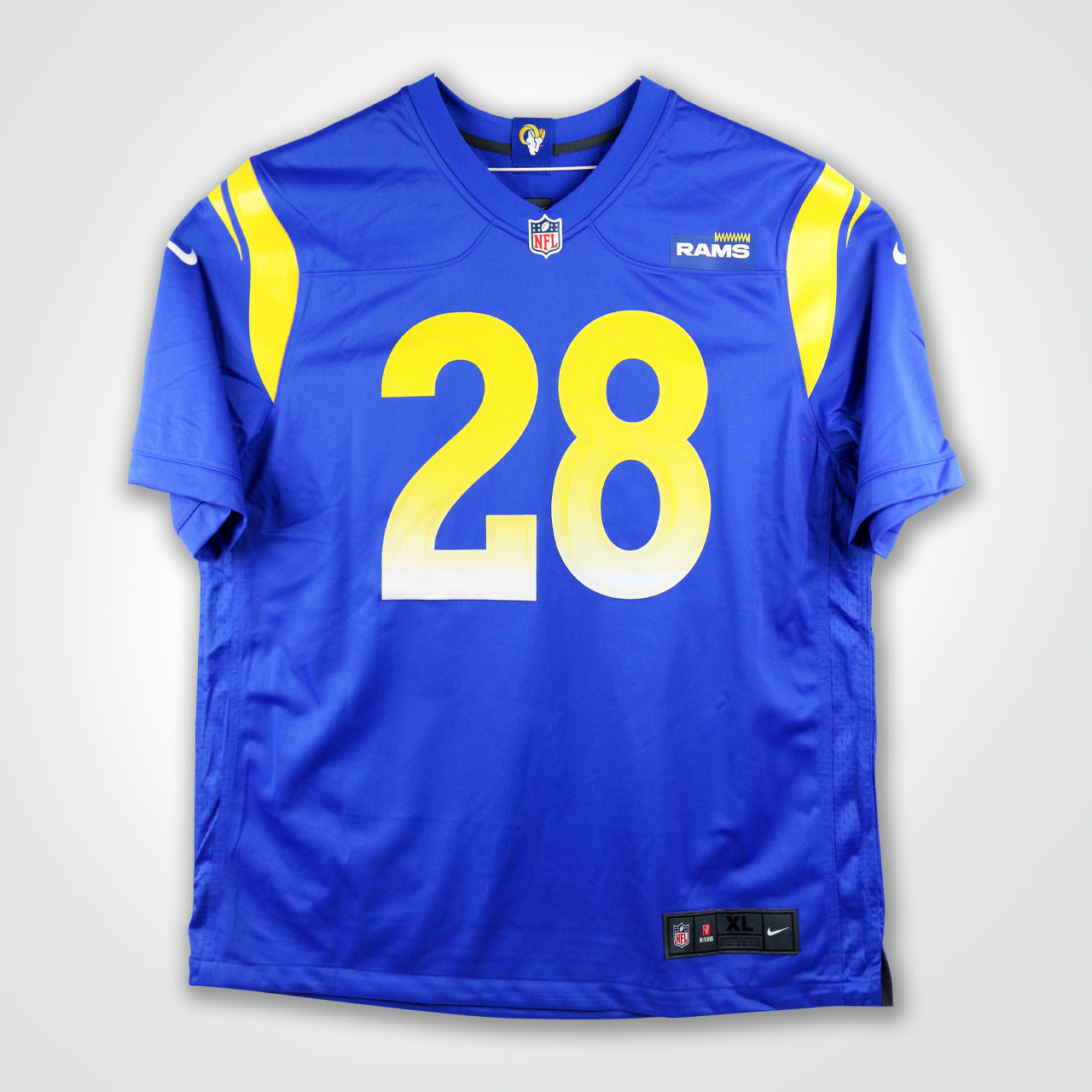 Marshall Faulk Signed Rams Nike Game Jersey