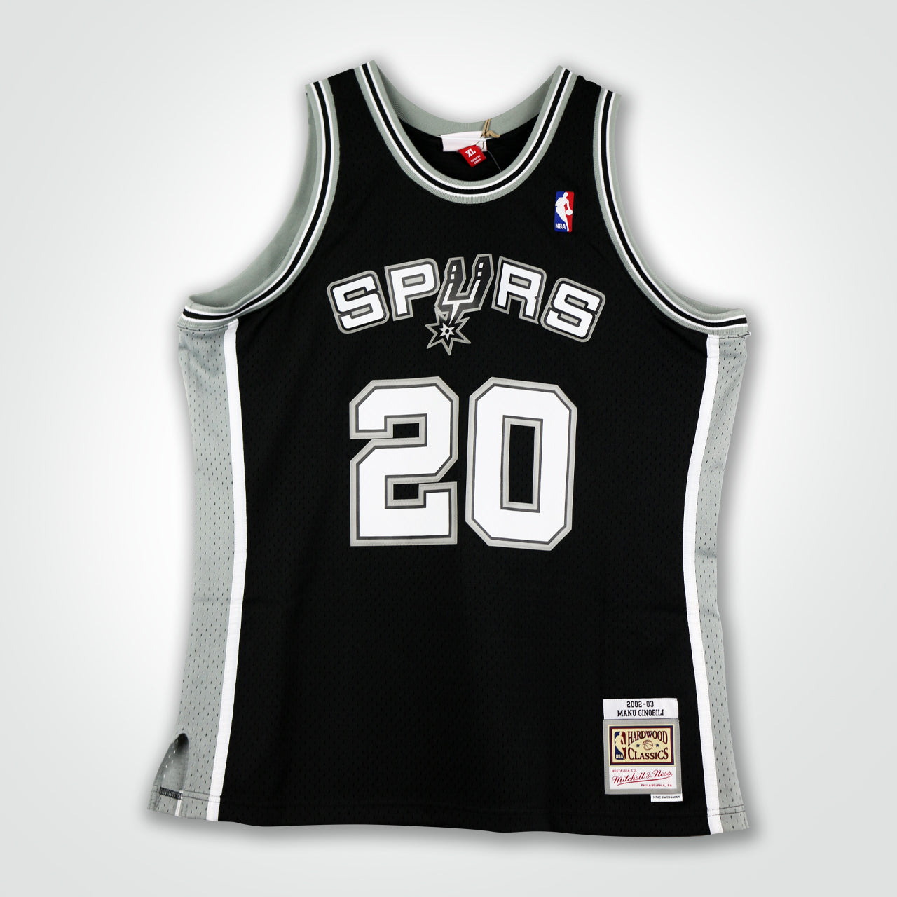 Manu Ginobili Signed Spurs Mitchell Ness Swingman 02 03 Jersey The Real Autograph