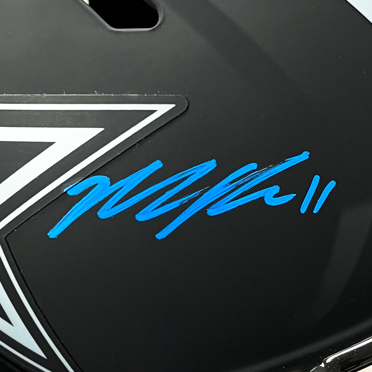 Micah Parsons Signed Cowboys Eclipse Full Size Replica Helmet