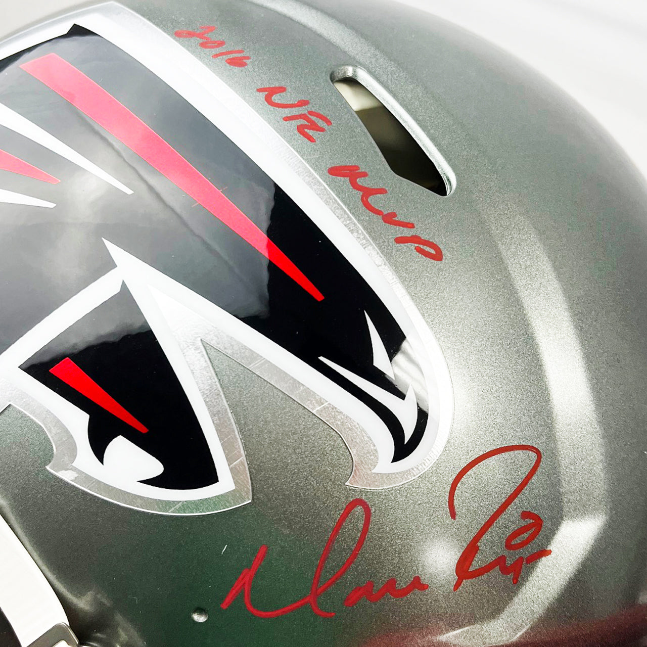 Matt Ryan Signed Falcons Flash Full Size Authentic Helmet Inscribed "2010 NFL MVP"