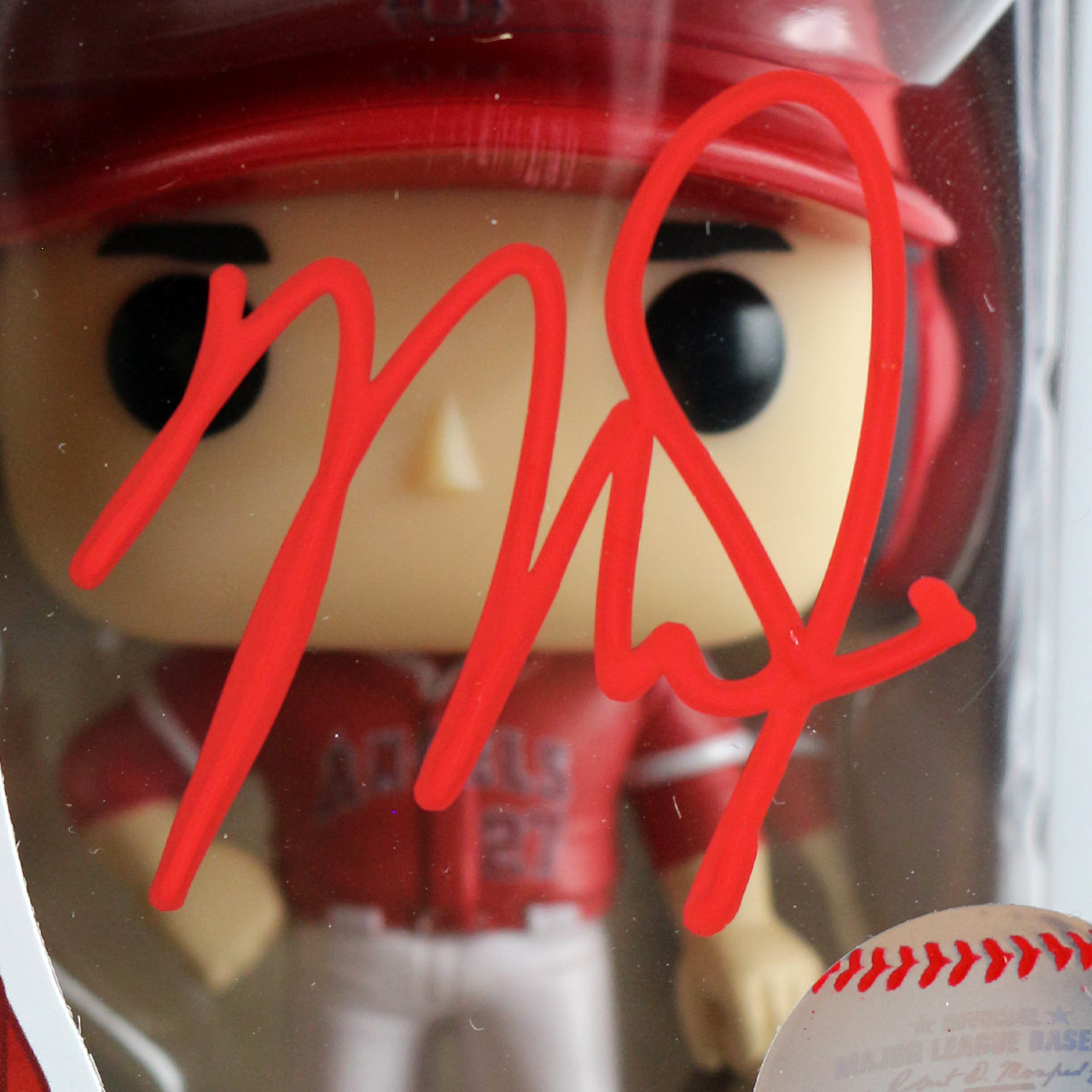 Mike Trout Signed Angels Funko POP!