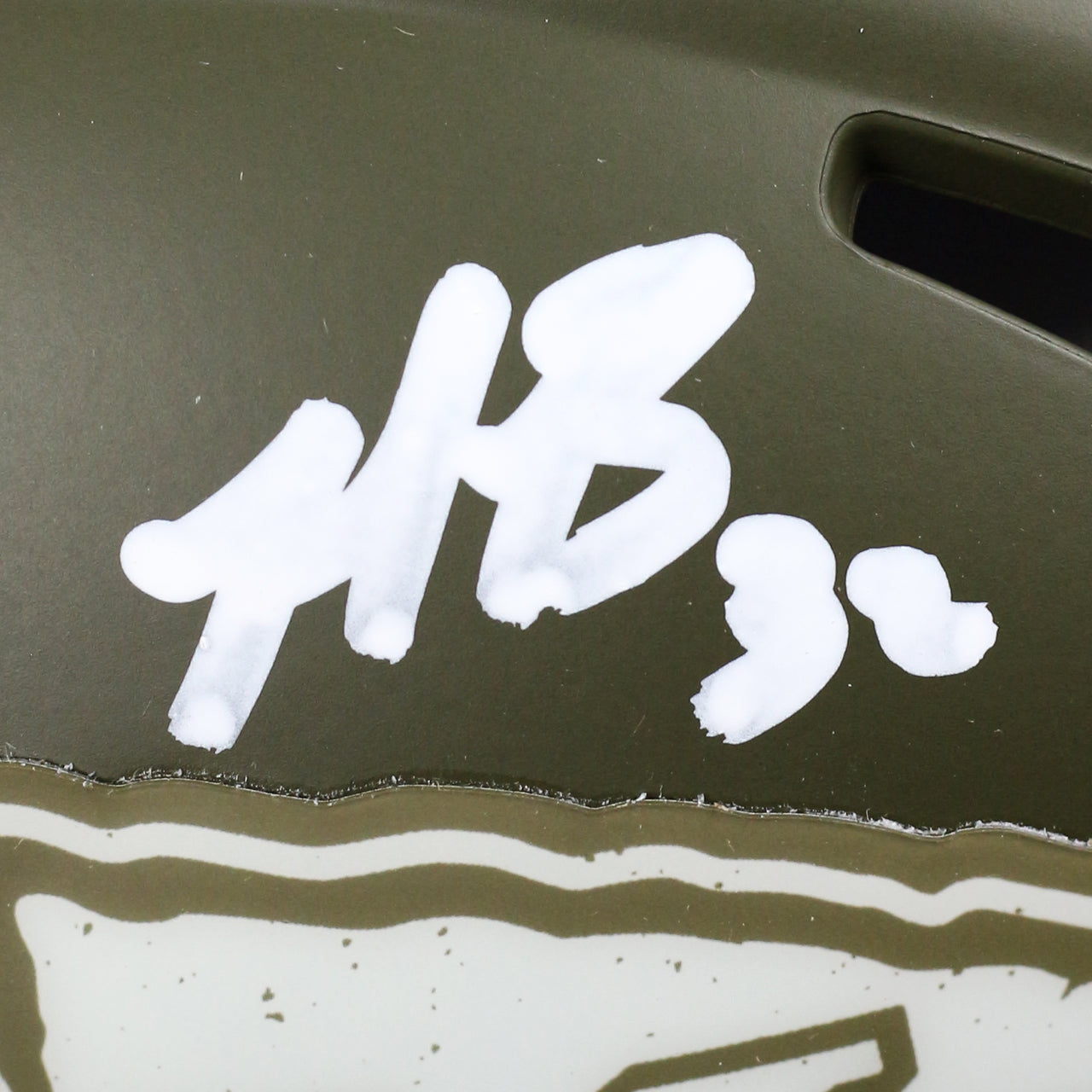 Nick Bolton Signed Chiefs Salute to Service Mini Helmet