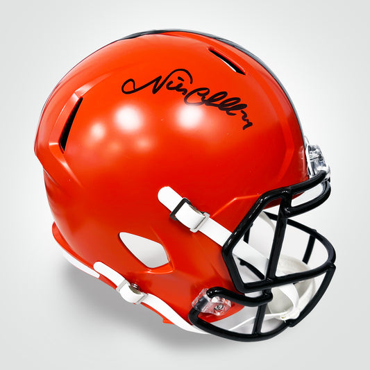 Nick Chubb Signed Browns Speed Full Size Replica Helmet