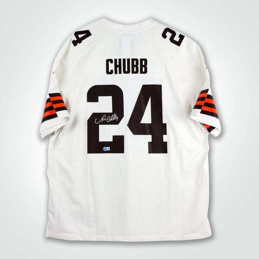 Nick Chubb Signed Browns Nike Game Jersey