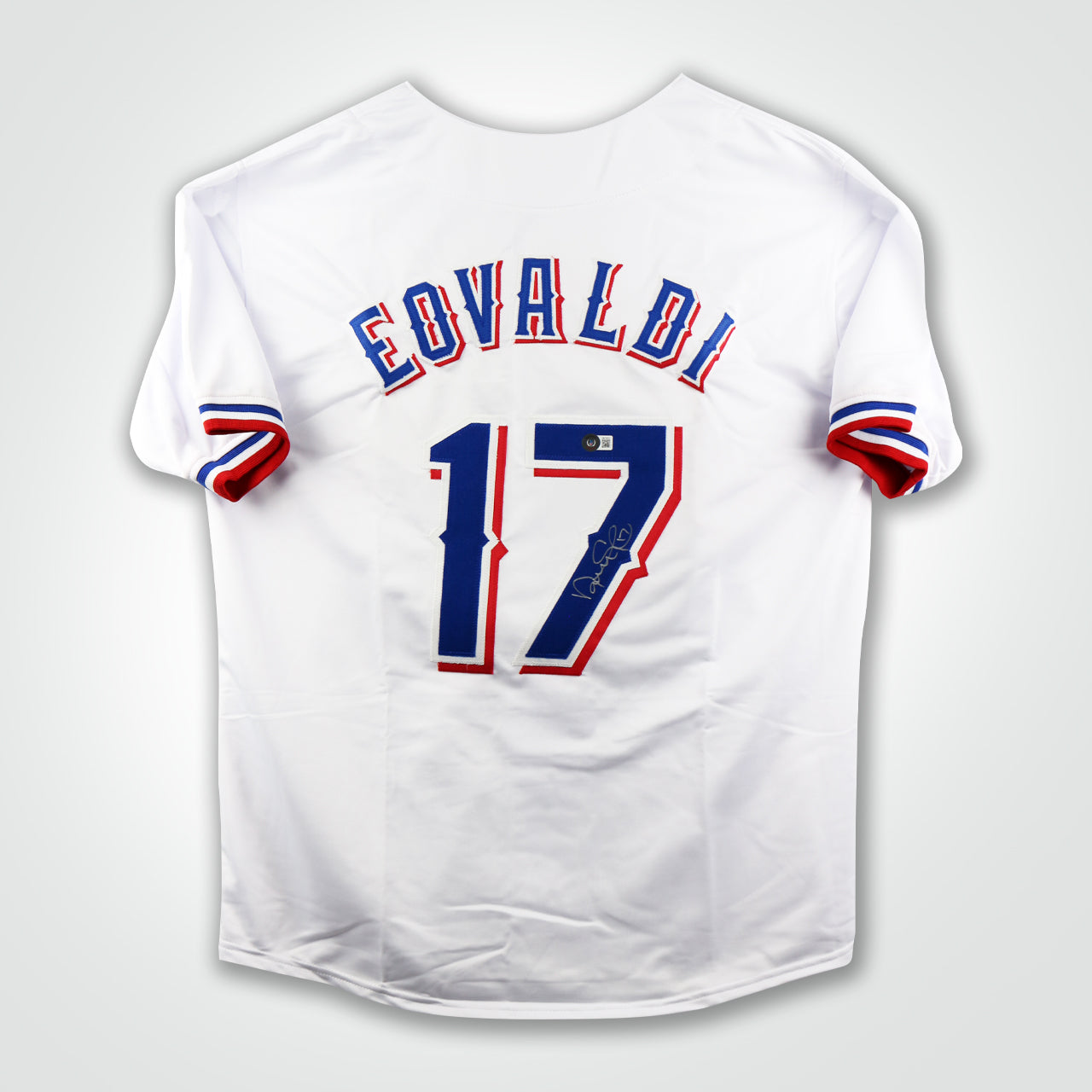 Nathan Eovaldi Signed Jersey