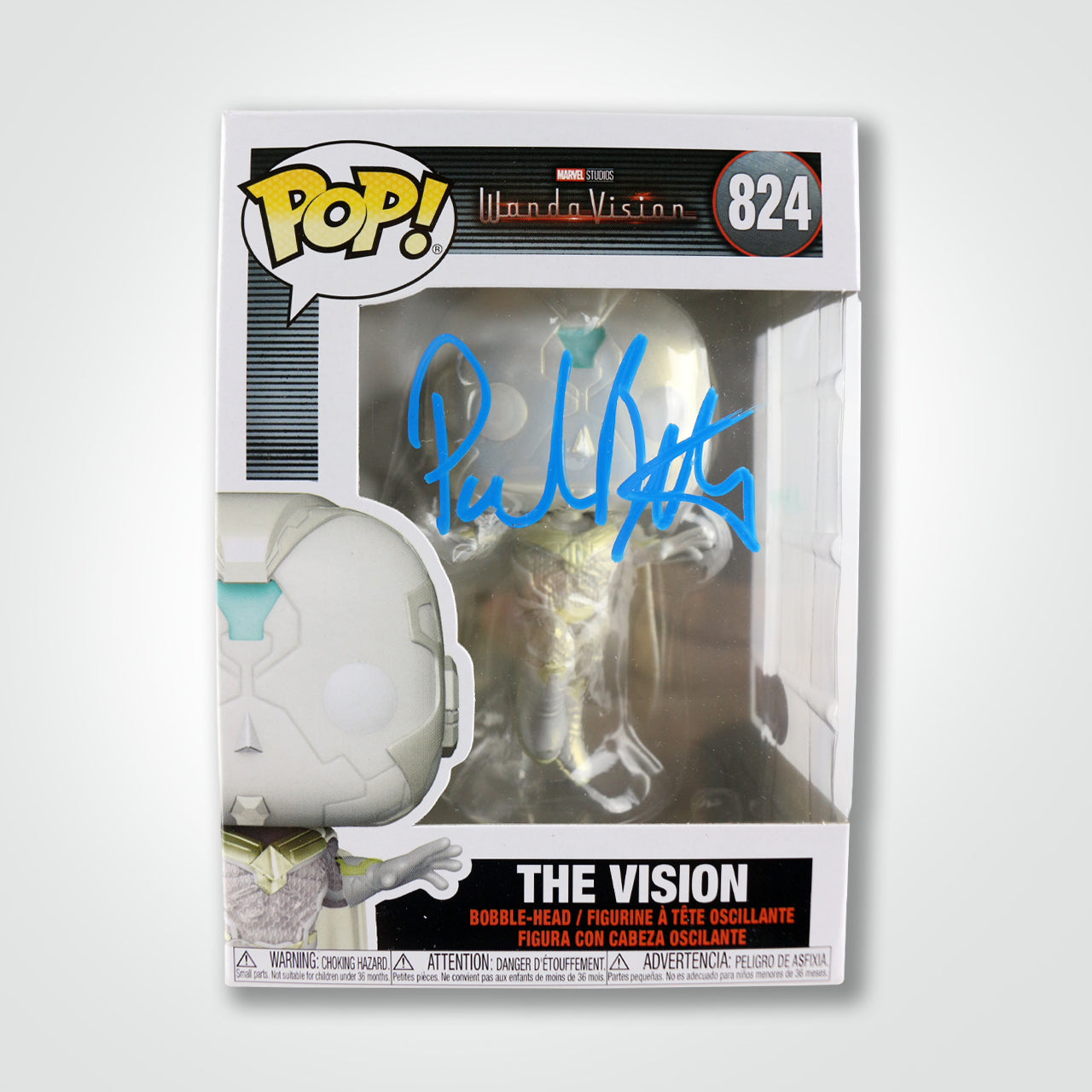 Paul Bettany Signed The Vision Funko POP!