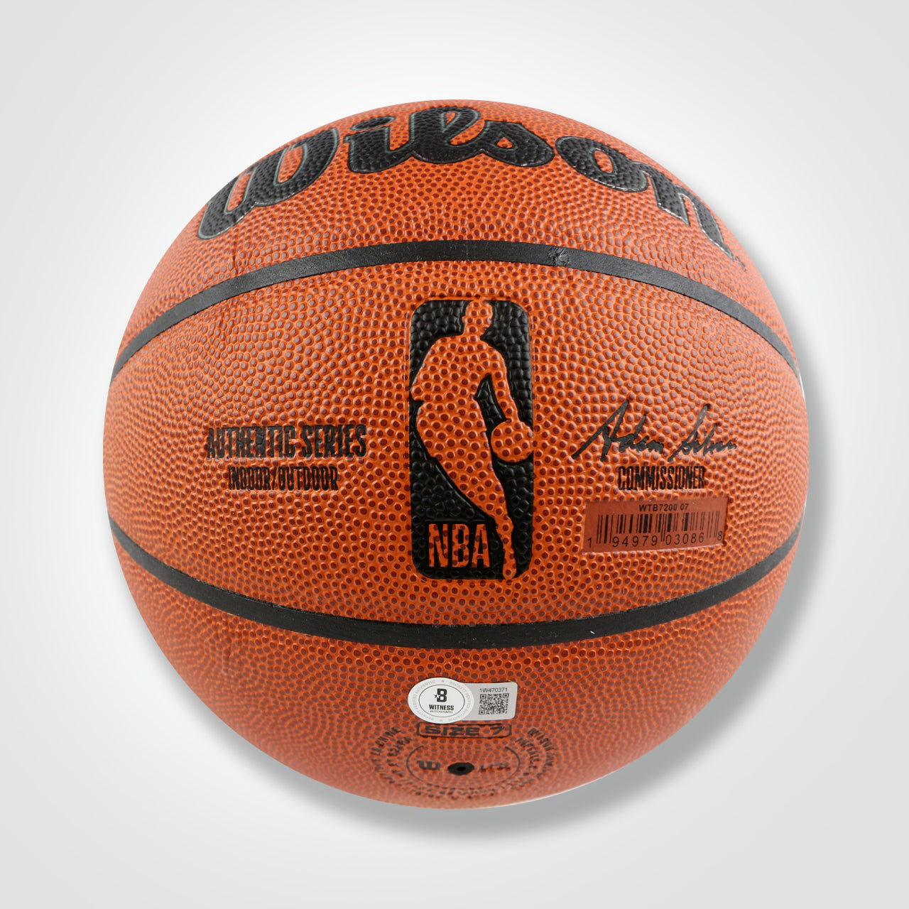 Patrick Ewing Signed Wilson Basketball