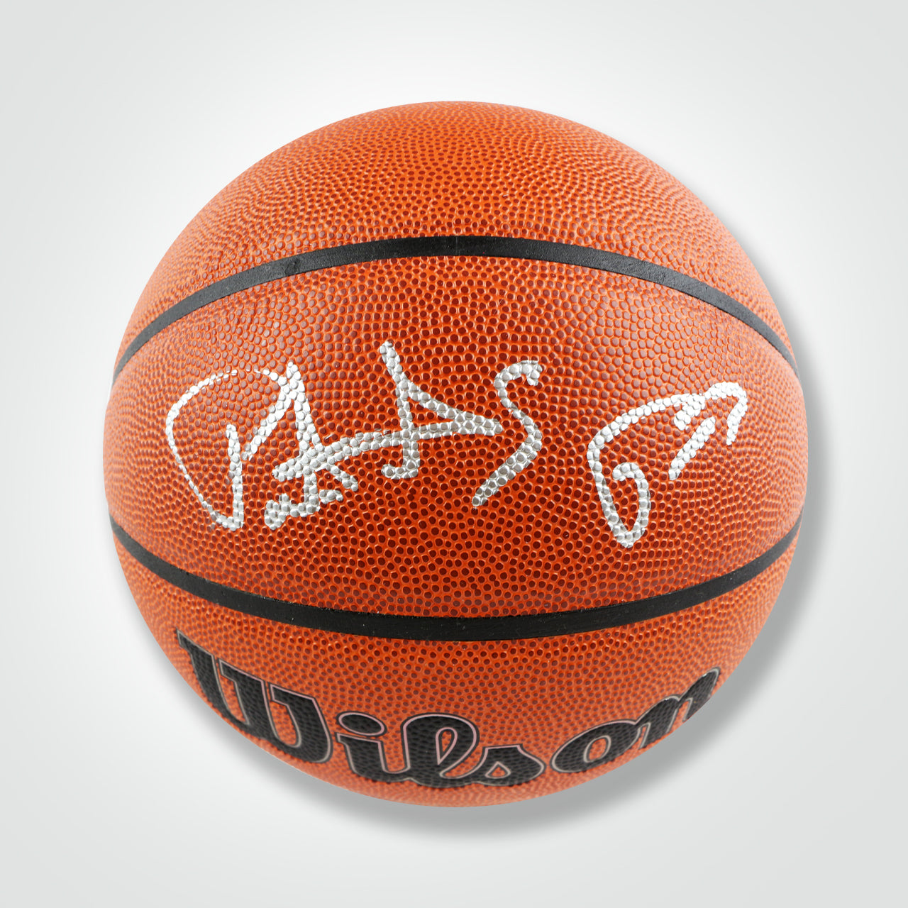 Patrick Ewing Signed Wilson Basketball