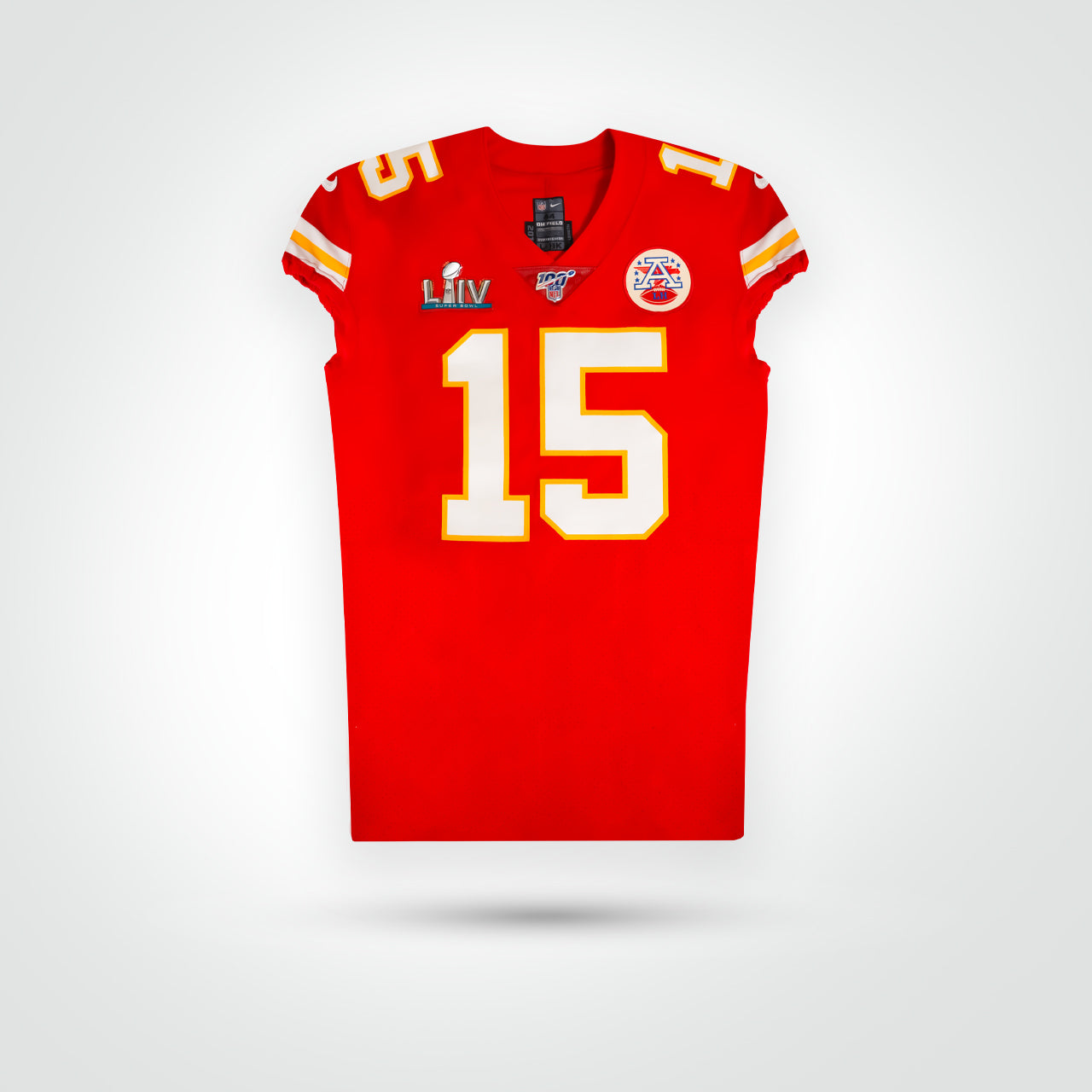 Patrick Mahomes Signed Chiefs Game Issued Superbowl Jersey