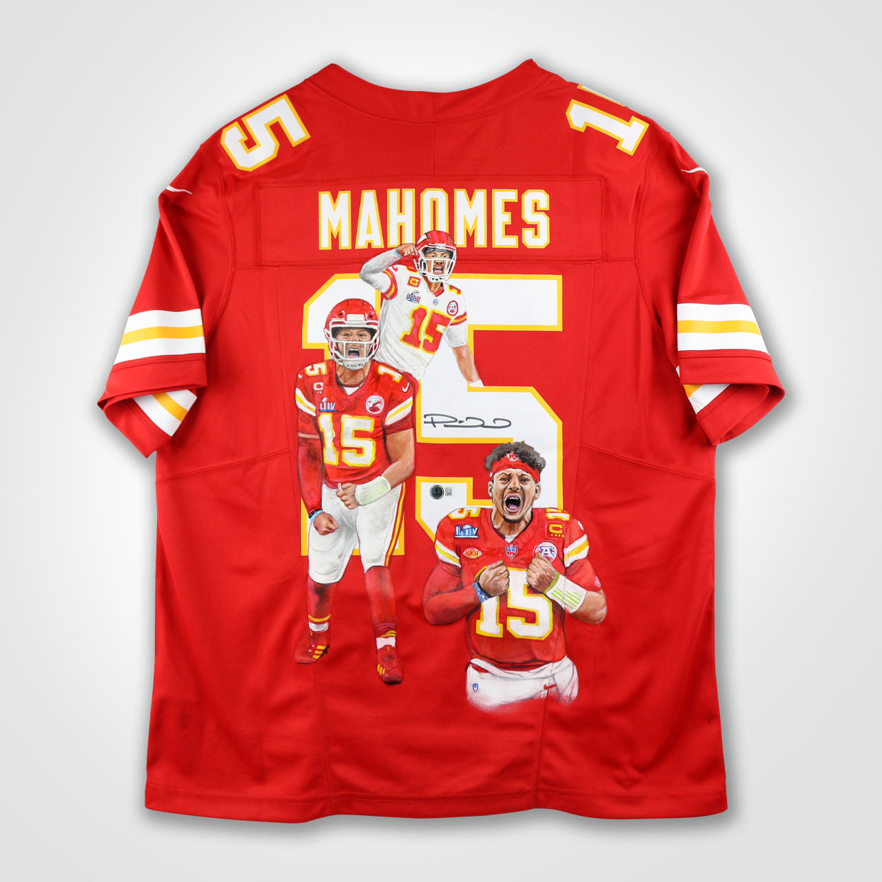 Patrick Mahomes Signed Painted Chiefs Nike Limited Jersey - The Real Autograph