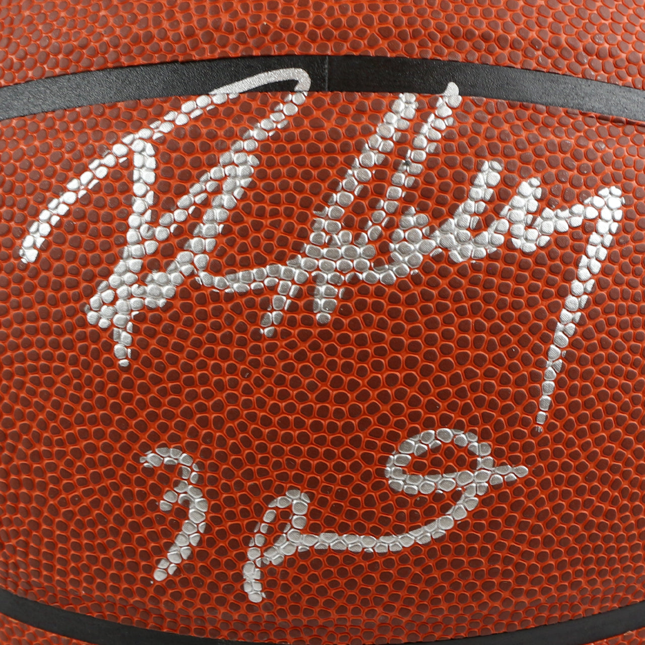 Robert Horry Signed Lakers Wilson Basketball Inscribed "3 Peat"