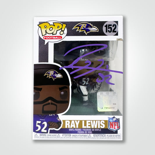 Ray Lewis Signed Raven Funko Pop!