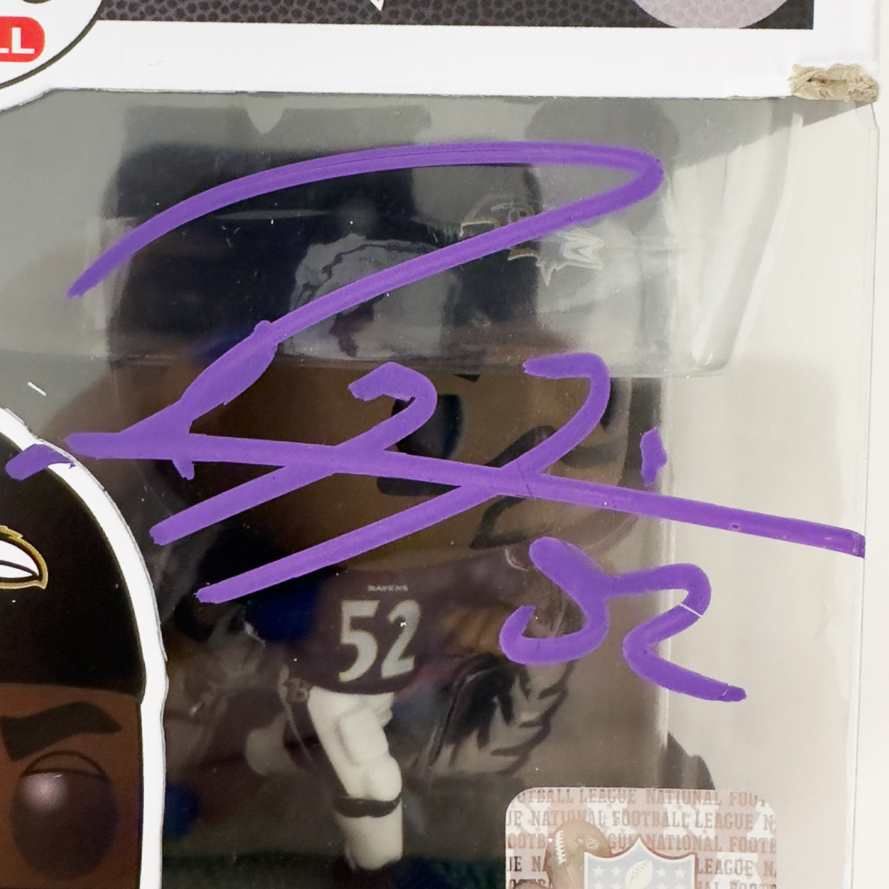 Ray Lewis Signed Raven Funko Pop!