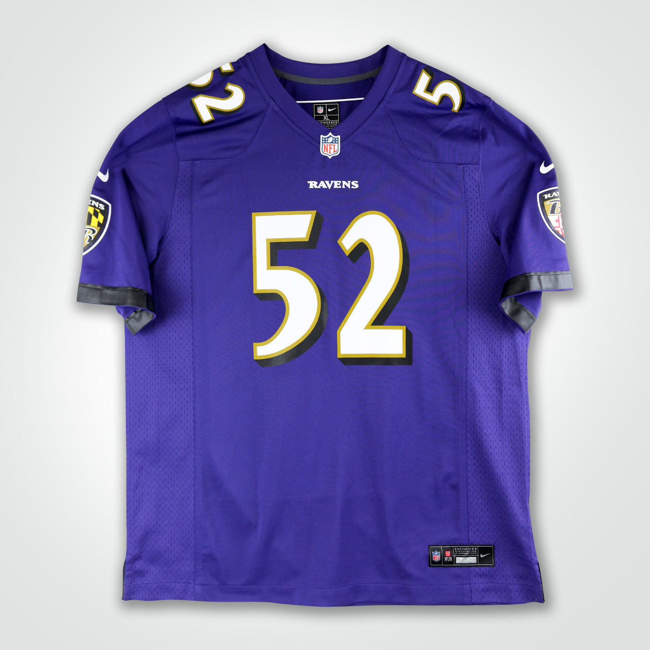 Ray Lewis Signed Ravens Nike Game Jersey