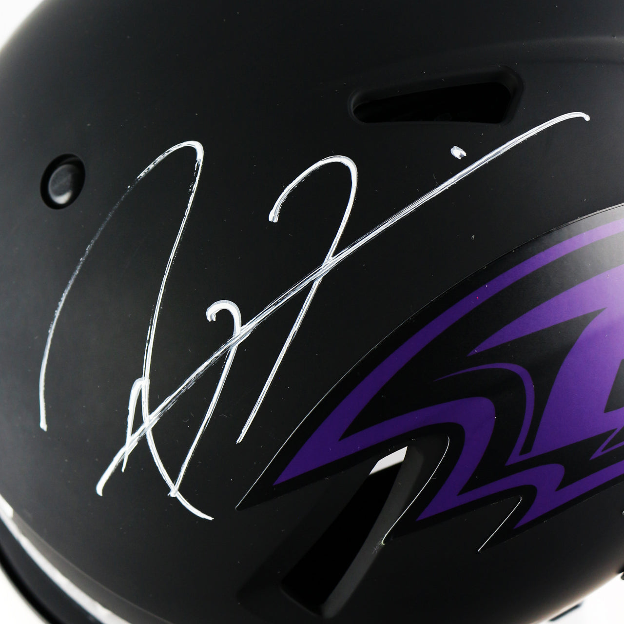 Ray Lewis Signed Ravens Eclispe Speed Full Size Authentic Helmet