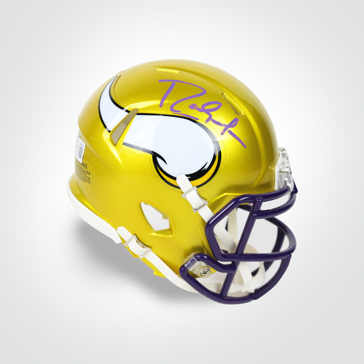 Randy Moss Signed Vikings Flash Mini Helmet