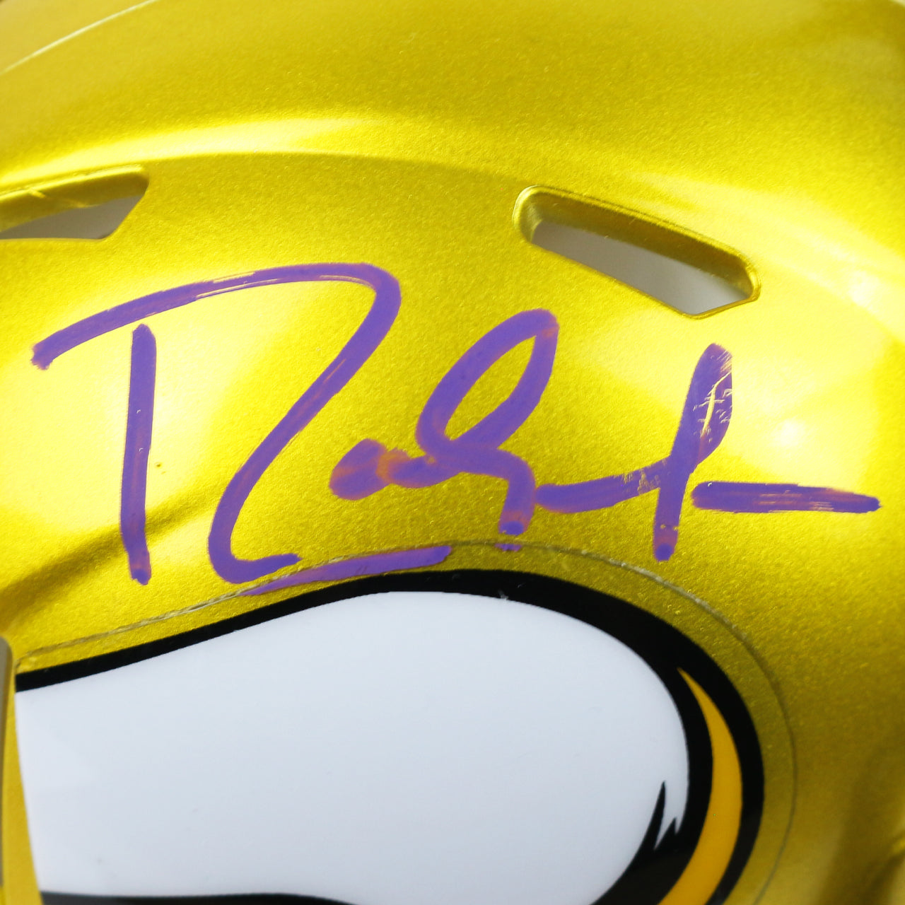 Randy Moss Signed Vikings Flash Mini Helmet