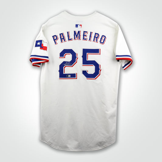 Rafael Palmeiro Signed Rangers Nike Jersey
