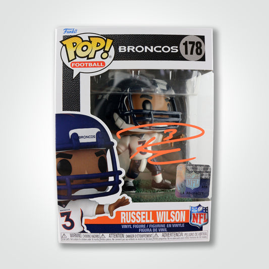 Russell Wilson Signed Broncos Funko Pop!