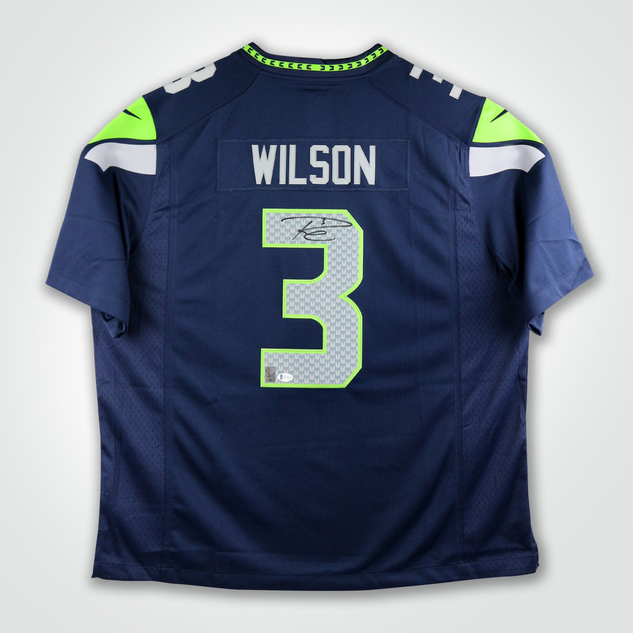 Russell Wilson Signed Seahawks Nike Game Jersey