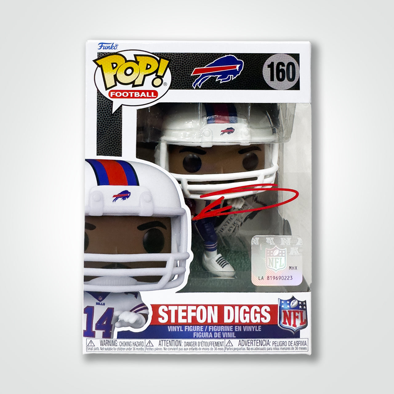 Stefon Diggs Signed Bills Funko Pop!