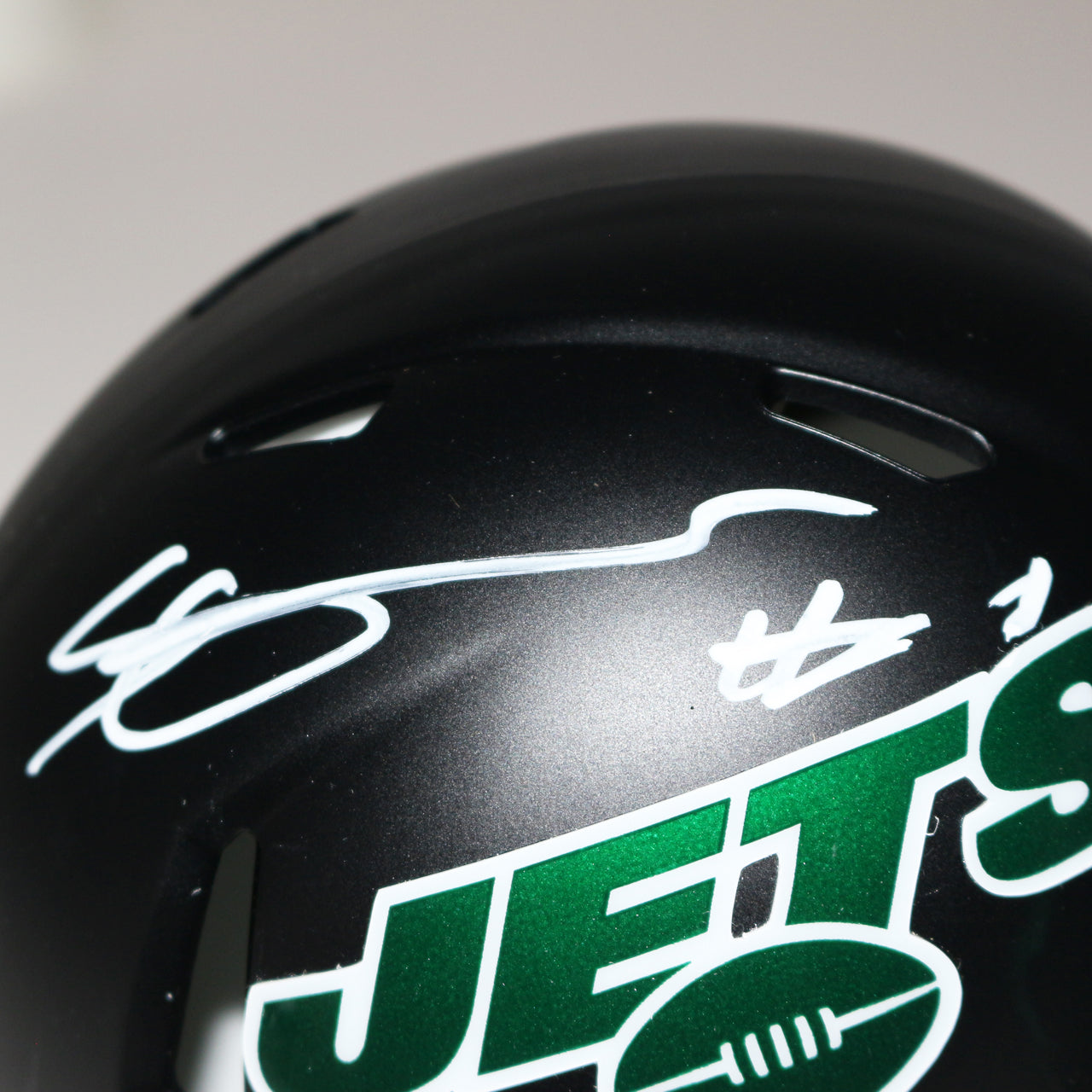 Ahmad 'Sauce' Gardner Signed Jets Alternate Speed Mini Helmet