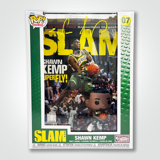 Shawn Kemp Signed Sonics Funko Pop! SLAM