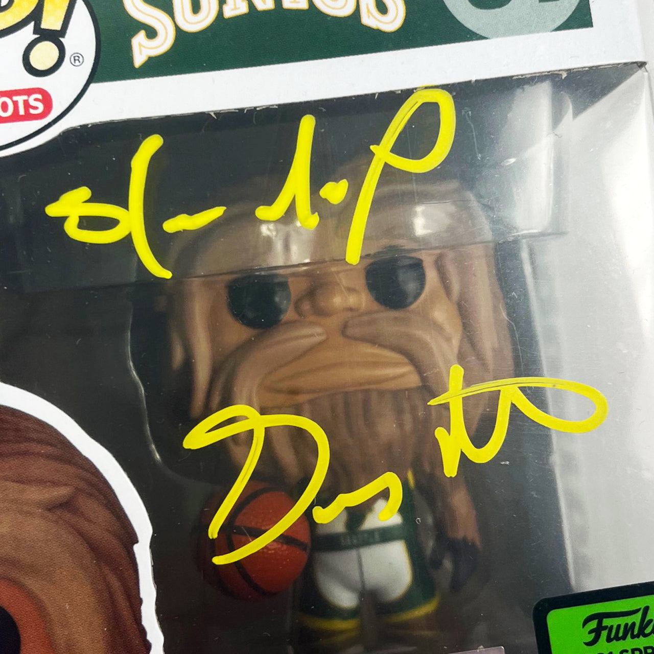 Shawn Kemp & Gary Payton Dual Signed Squatch Funko Pop!