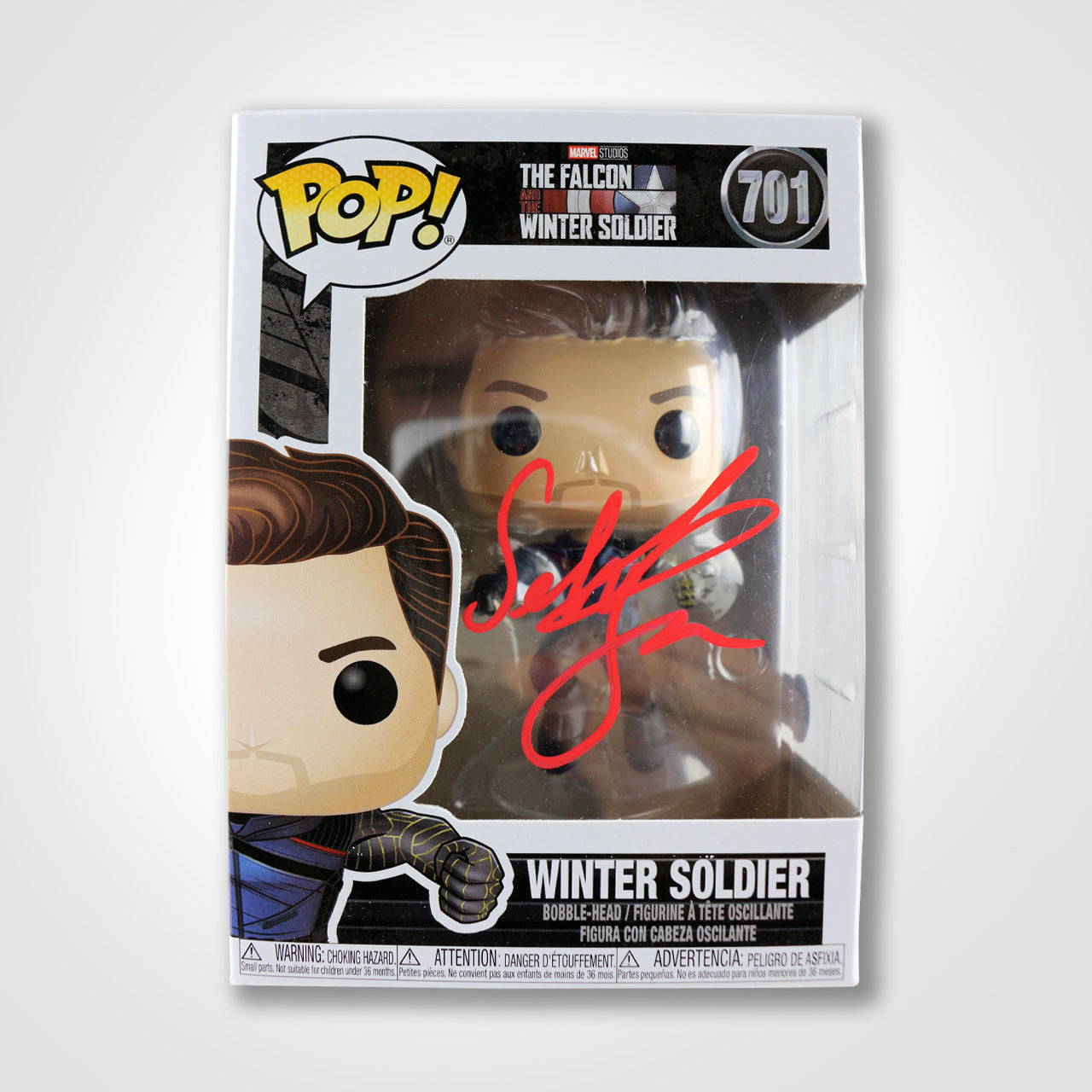 Sebastian Stan Signed Winter Soldier Funko Pop!