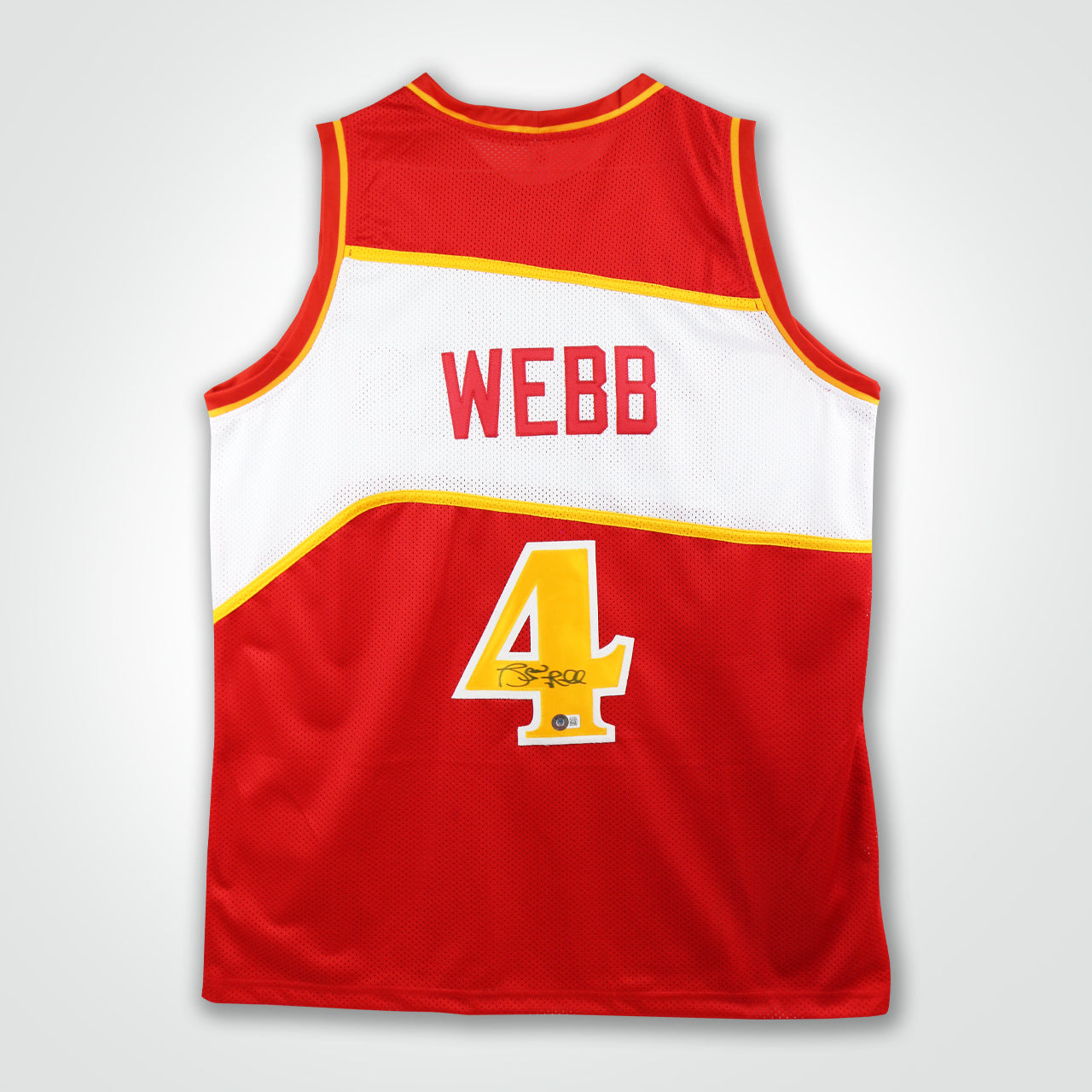 Spud Webb Signed Jersey