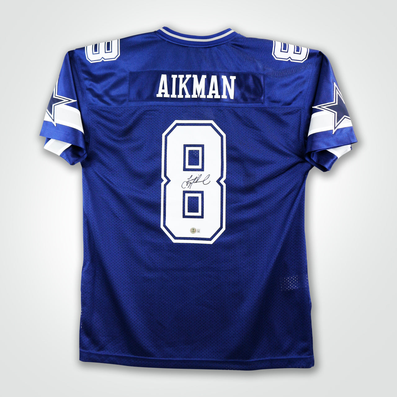 Troy Aikman Signed Cowboys Mitchell & Ness Authentic Jersey