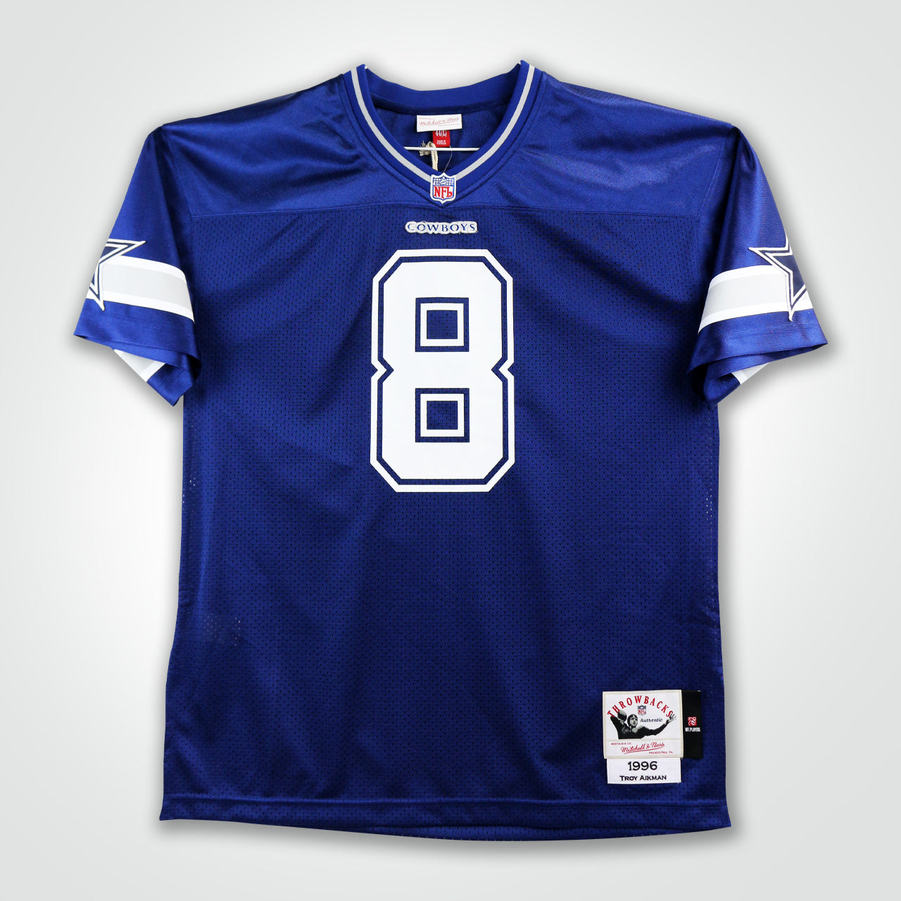 Troy Aikman Signed Cowboys Mitchell & Ness Authentic Jersey