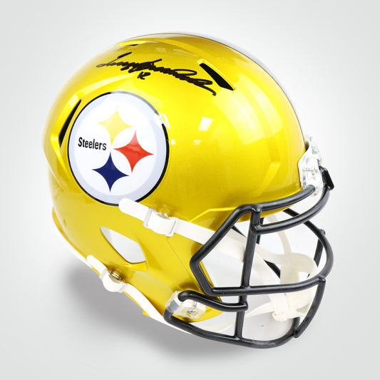 Terry Bradshaw Signed Steelers Flash Full Size Replica Helmet