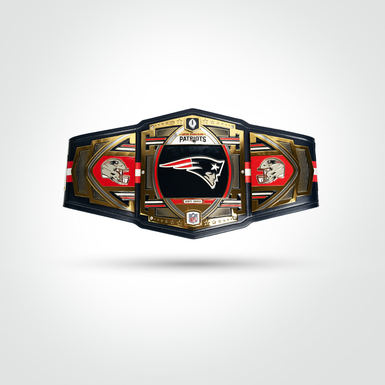 Tom Brady Signed Patriots WWE Belt