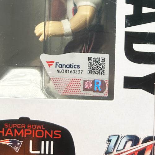 Tom Brady Signed Patriots Funko Pop!