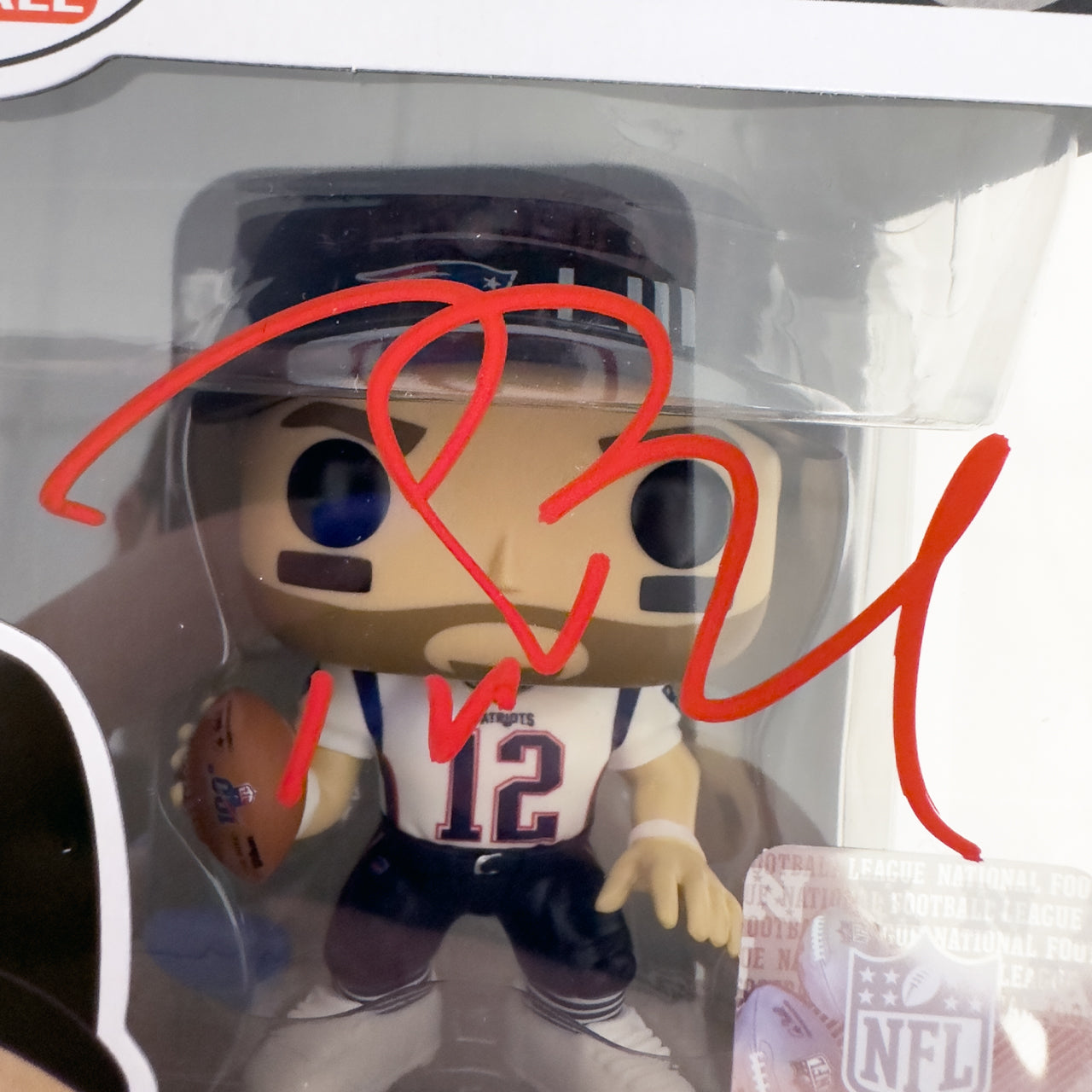 Tom Brady Signed Patriots Funko Pop!